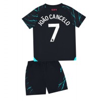 Manchester City Joao Cancelo #7 Fotballklær Tredjedraktsett Barn 2023-24 Kortermet (+ korte bukser)